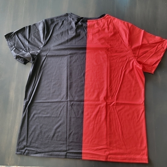 Champion Spark Plugs Put The Spark Back Black Red Colorblock Racing T Shirt - Picture 4 of 6
